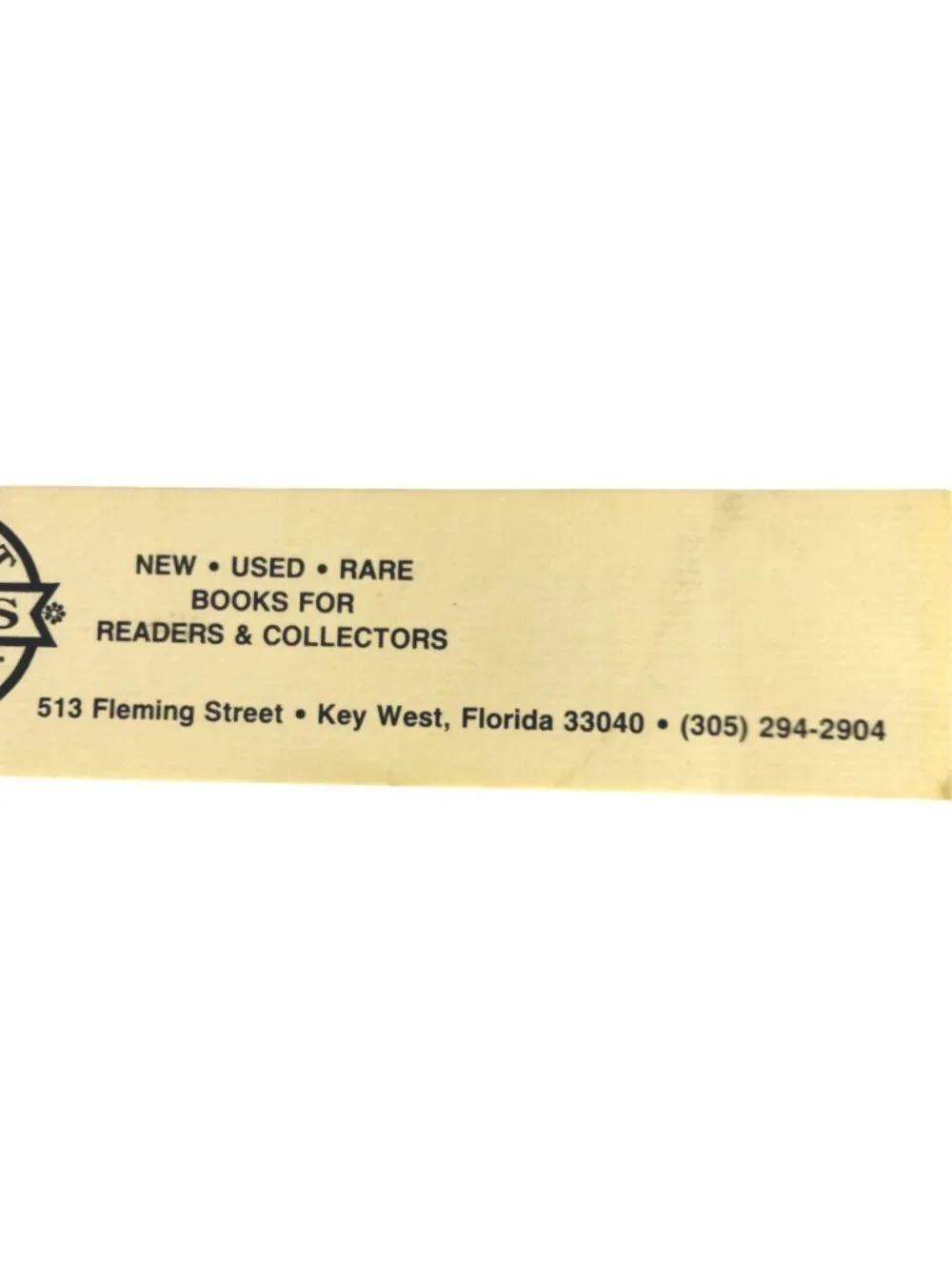 Key West Island Books lightweight yellow